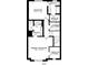 Third floor plan featuring primary and secondary bedrooms at 1817 N New Jersey St, Indianapolis, IN 46202