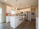 Modern kitchen with stainless steel appliances and white cabinets at 236 Sam Himsel Way, Danville, IN 46122