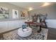 Home office with wood desk, shelving, and golf-themed decor at 236 Sam Himsel Way, Danville, IN 46122
