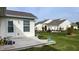 Private deck overlooking a spacious backyard and community at 1202 Creek Bend Dr, Greenwood, IN 46143