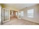 Spacious office with French doors opening to dining room at 1202 Creek Bend Dr, Greenwood, IN 46143