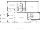 One-story home floorplan includes two bedrooms and sunroom at 1202 Creek Bend Dr, Greenwood, IN 46143