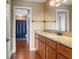 Bathroom with granite countertop and additional storage at 236 N Liberty Blvd, Mooresville, IN 46158