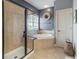 Spa-like bathroom with a soaking tub and walk-in shower at 236 N Liberty Blvd, Mooresville, IN 46158