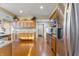 Bright kitchen with ample cabinetry and stainless steel appliances at 236 N Liberty Blvd, Mooresville, IN 46158