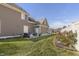 Spacious backyard with patio, grill, and landscaping at 236 N Liberty Blvd, Mooresville, IN 46158
