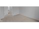 Carpeted bedroom with access to a bathroom at 10612 Maidenhair Dr, Indianapolis, IN 46239