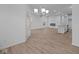 Open concept dining room, kitchen and living room at 10612 Maidenhair Dr, Indianapolis, IN 46239