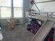 bedroom with a house-shaped bunk bed and slide at 3503 W 100 N, Bargersville, IN 46106