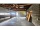 Large two-car garage with high ceilings at 2620 Wicker Rd, Indianapolis, IN 46217