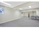 Bright, finished basement with plenty of space for recreation at 6640 Greenridge Dr, Indianapolis, IN 46278