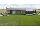 Modern outdoor pavilion with a metal roof and stone accents at 1679 Ties Way, Westfield, IN 46074