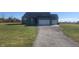 Gray house with two-car garage and grassy yard at 3503 W 100 N, Bargersville, IN 46106