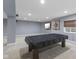 Finished basement with pool table, dartboard, and TV at 3577 Idlewind Dr, Westfield, IN 46074