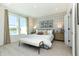 Spacious main bedroom with a view and stylish decor at 18415 Depoe Ln, Westfield, IN 46074