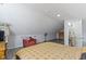 Bright bedroom with ensuite bathroom and a relaxing atmosphere at 1141 W 31St St, Indianapolis, IN 46208