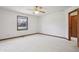 Bedroom with ceiling fan and a view of backyard at 521 Eagle Crest Dr, Brownsburg, IN 46112