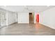 Spacious basement with hardwood floors and access to bathroom at 6902 Creekridge Trl, Indianapolis, IN 46256