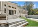 Backyard view of home with multi-level deck and steps to the pool at 6902 Creekridge Trl, Indianapolis, IN 46256