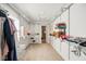 Spacious walk-in closet with ample shelving and hanging space at 6902 Creekridge Trl, Indianapolis, IN 46256