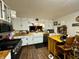 Bright kitchen, featuring white cabinets, wood countertops, and stainless steel appliances at 8353 N Sr 109, Wilkinson, IN 46186