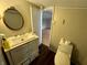 Bathroom with toilet and vanity at 8353 N Sr 109, Wilkinson, IN 46186