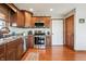 Well-equipped kitchen with stainless steel appliances and ample cabinetry at 3784 Mansfield Dr, Brownsburg, IN 46112