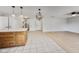 Modern kitchen with wood cabinets, stainless steel appliances, and an island at 534 Austrian Way, Avon, IN 46123
