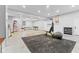 Finished basement features a home gym with a punching bag and weight bench at 5911 N 400 W, Bargersville, IN 46106