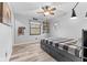bedroom with a bed, shelves, and medal display at 5911 N 400 W, Bargersville, IN 46106