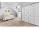 Charming bedroom with a queen-size bed and built-in closet at 5911 N 400 W, Bargersville, IN 46106