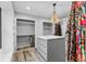 Bright walk-in closet with island and custom shelving at 5911 N 400 W, Bargersville, IN 46106