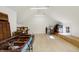 Large attic storage space with wood flooring and ample room at 2505 Riverside Dr, Columbus, IN 47201