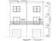 Two-unit rear elevation featuring balconies and metal roofing at 251 N Temple Ave, Indianapolis, IN 46201