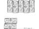 Third floor plan with multiple units, each containing bedrooms and bathrooms at 2609 E New York St, Indianapolis, IN 46201
