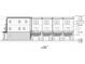 Building elevation plan of three story townhouses with detailed specifications at 2611 E New York St, Indianapolis, IN 46201