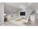 Spacious living room with light grey walls and a comfy sofa at 1709 Hoyt Ave, Indianapolis, IN 46203