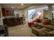 Finished basement with wet bar, seating area, and pool table at 7610 Monte Carlo Way, Indianapolis, IN 46278