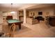 Basement recreation area with pool table and bar at 7610 Monte Carlo Way, Indianapolis, IN 46278
