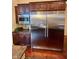 Stainless steel refrigerator and freezer in a large kitchen at 7610 Monte Carlo Way, Indianapolis, IN 46278