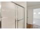 Clean shower with glass enclosure at 5856 Fair Oak Cir, Brownsburg, IN 46112