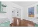 Hardwood floors and view from kitchen to dining room at 631 Cottage Ave, Indianapolis, IN 46203
