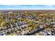 Aerial view of the house and surrounding area at 631 Cottage Ave, Indianapolis, IN 46203