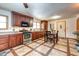 Eat-in kitchen with stainless steel appliances and wood cabinets at 104 Mohawk Ln, West Lafayette, IN 47906