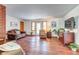 Relaxing living room with hardwood floors and fireplace at 104 Mohawk Ln, West Lafayette, IN 47906