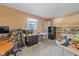 Bright bedroom with ample space for a desk and shelving at 595 Hawthorne Dr, Carmel, IN 46033