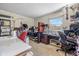 Home office featuring a large desk and window at 595 Hawthorne Dr, Carmel, IN 46033