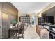 Home office space with built-in shelving and desk at 595 Hawthorne Dr, Carmel, IN 46033