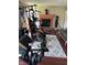 Home gym with a multi-station weight machine at 11155 Baywood Ln, Indianapolis, IN 46236