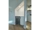 Built-in wine bar with white cabinets and quartz countertop at 2413 Griton Ct, Shelbyville, IN 46176